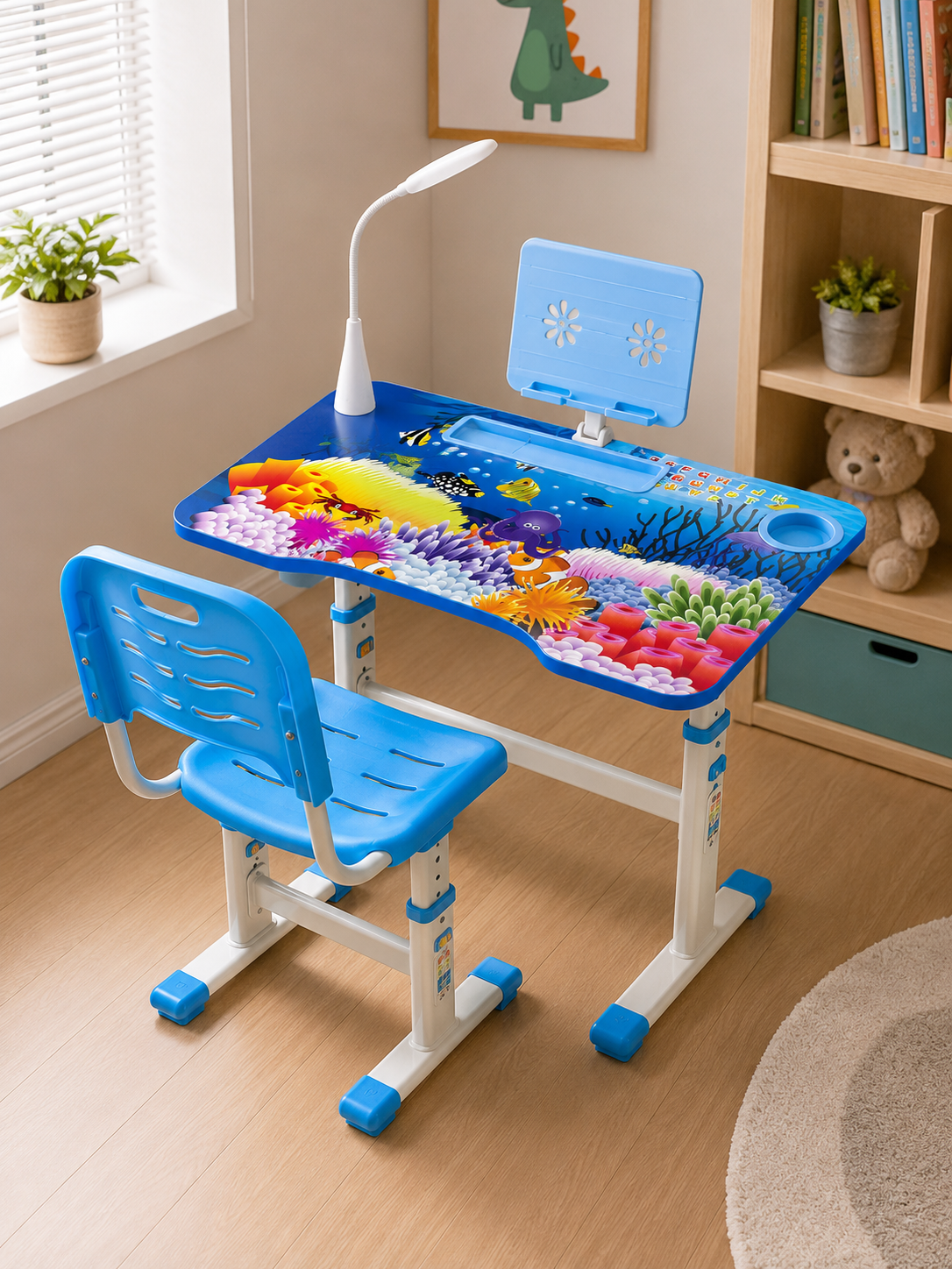 Escritorio para niños con silla