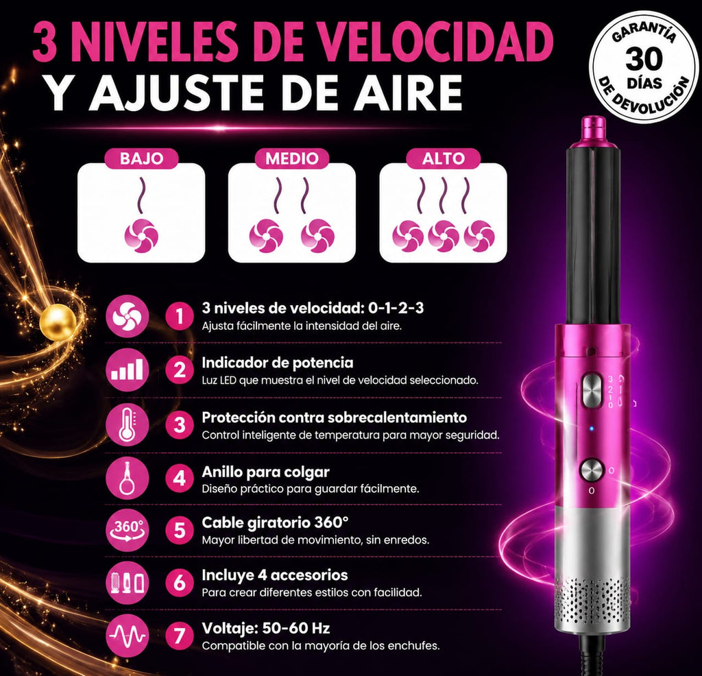 Secador de cabello Dyson Airwrap 5 en 1