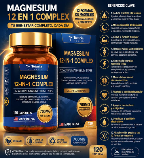 Complejo De Magnesio 12 En 1